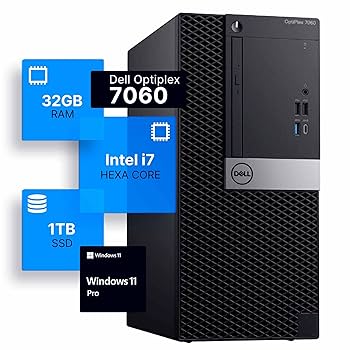 Amazon.com: Dell Optiplex 7060 Tower Desktop Computer